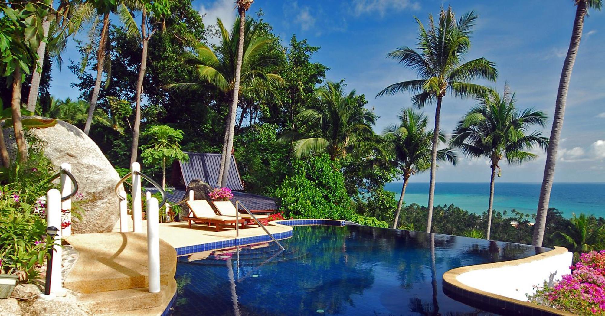 Seaview Paradise Mountain Holiday Villas Resort Lamai Beach  Bagian luar foto